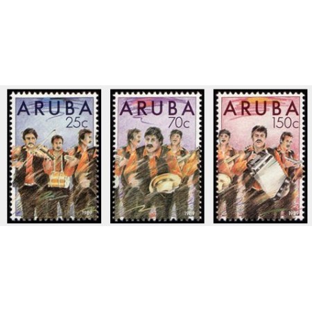 Aruba 1989 - Anul Nou, serie neuzata Aruba 1989 - Anul Nou, serie neuzata