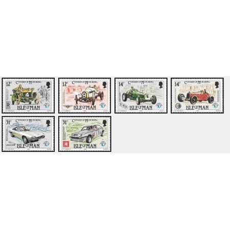 Isle of Man 1985 - Masini de curse, serie neuzata