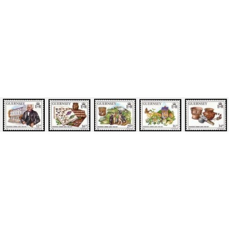 Guernsey 1988 - Frederick Corbin Lukis, serie neuzata Guernsey 1988 - Frederick Corbin Lukis, serie neuzata