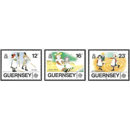 Guernsey 1989 - Europa, jocuri de copii, serie neuzata Guernsey 1989 - Europa, jocuri de copii, serie neuzata