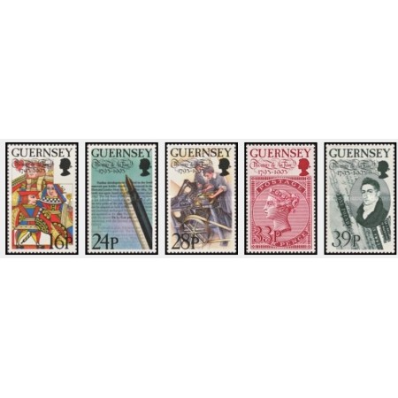Guernsey 1993 - Thomas de la Rue, serie neuzata Guernsey 1993 - Thomas de la Rue, serie neuzata
