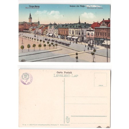Targu Mures 1920(aprox.) - Piata Szechenyi, ilustrata necirculat