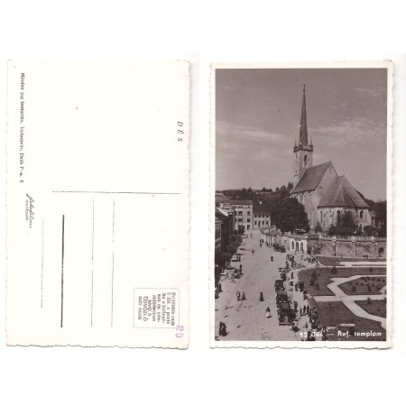 Dej 1940 - Biserica reformata, ilustrata necirculata
