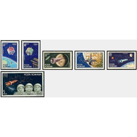 1965 - Cosmonautica, serie neuzata 1965 - Cosmonautica, serie neuzata