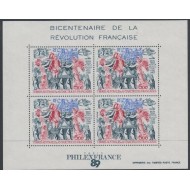 French South and Antarctic Terr. 1989 - Philexfrance, bloc neuza
