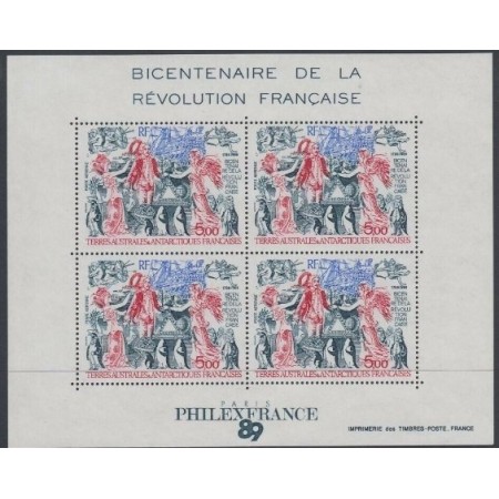 French South and Antarctic Terr. 1989 - Philexfrance, bloc neuza French South and Antarctic Terr. 1989 - Philexfrance, bloc neuza