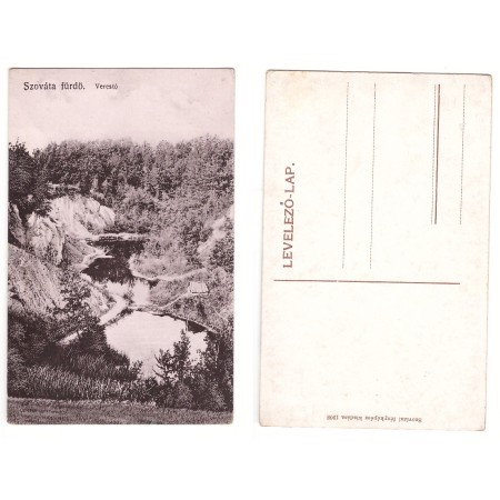 Sovata 1908 - Lacul Rosu, ilustrata necirculata