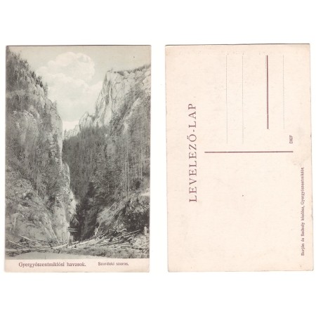 Muntii Gurghiului 1915(aprox.) - Surduc, ilustrata necirculata