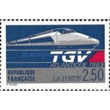 Franta 1989 - TGV, tren rapid, neuzata Franta 1989 - TGV, tren rapid, neuzata