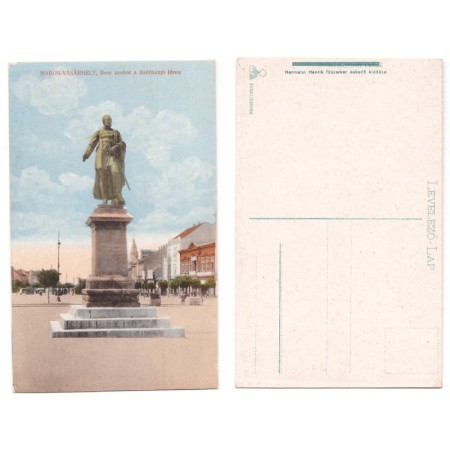 Targu Mures 1915(aprox.) - Statuia Bem, ilustrata necirculata