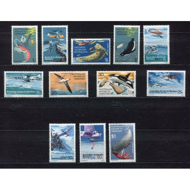 Australian Antarctic 1973 - Fauna marina, serie neuzata