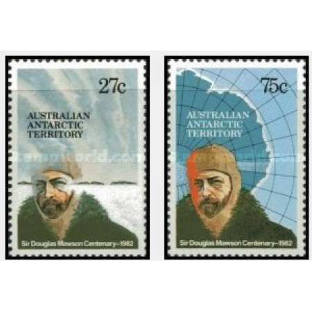 Australian Antarctic 1982 - Sir Douglas Mawson serie neuzata Australian Antarctic 1982 - Sir Douglas Mawson serie neuzata