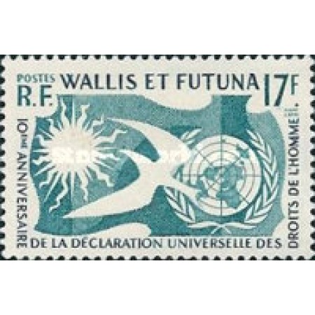 Wallis & Futuna 1958 - Drepturile Omului, neuzata Wallis & Futuna 1958 - Drepturile Omului, neuzata