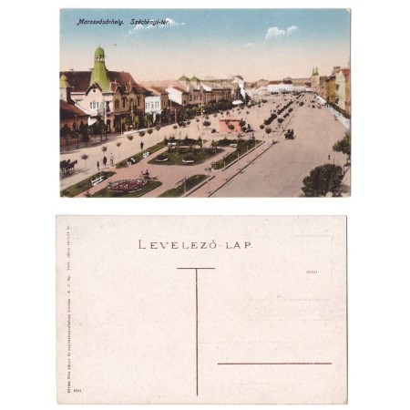 Targu Mures 1917 - Piata Szechenyi, ilustrata necirculata