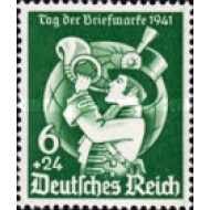 Deutsches Reich 1941 - Ziua marcii postale, neuzata