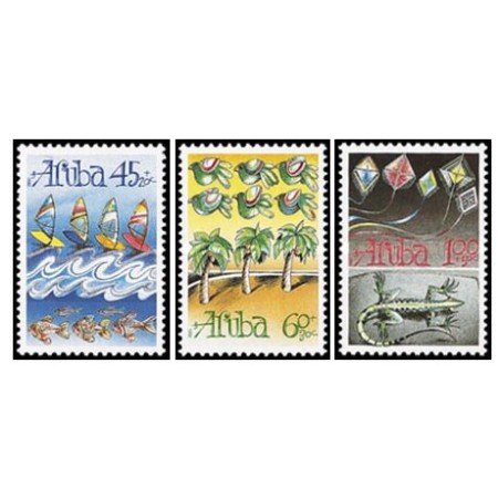 Aruba 1990 - Pentru copii, serie neuzata Aruba 1990 - Pentru copii, serie neuzata