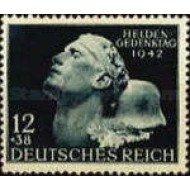 Deutsches Reich 1942 - Ziua Eroilor, neuzata