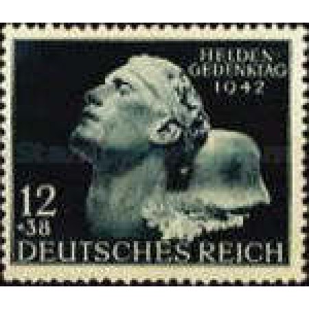 Deutsches Reich 1942 - Ziua Eroilor, neuzata Deutsches Reich 1942 - Ziua Eroilor, neuzata