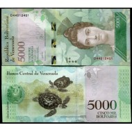 Venezuela 2017 - 5000 bolivares aUNC