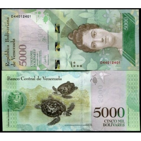 Venezuela 2017 - 5000 bolivares aUNC