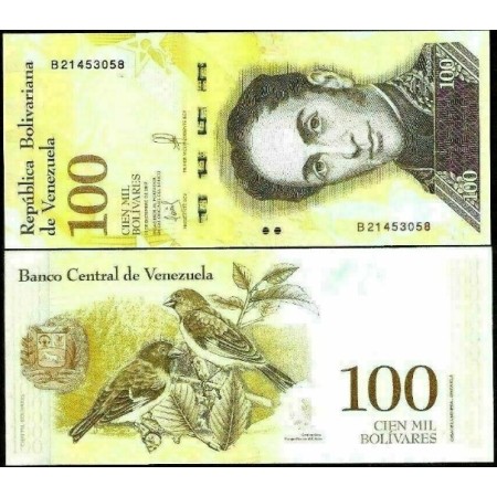 Venezuela 2017 - 100000 bolivares UNC