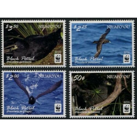 Niuafo'ou 2016 - Fauna WWF, pasari, serie neuzata Niuafo'ou 2016 - Fauna WWF, pasari, serie neuzata