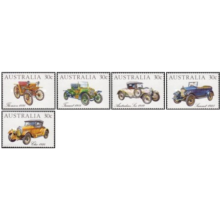 Australia 1984 - Masini de epoca serie neuzata