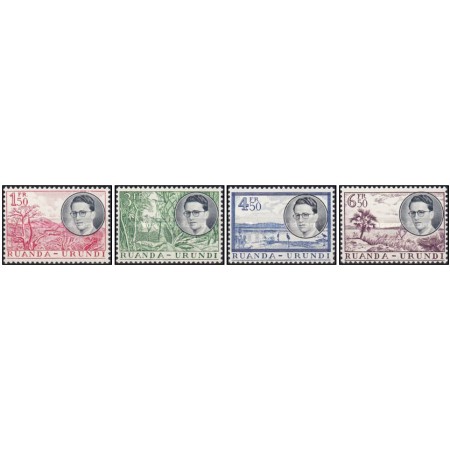Ruanda-Urundi 1955 - Vizita regala, serie neuzata Ruanda-Urundi 1955 - Vizita regala, serie neuzata