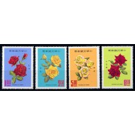 Taiwan 1969 - Flori, trandafiri, serie neuzata