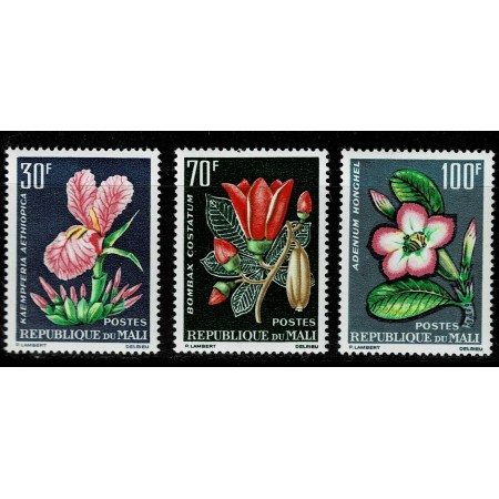 Mali 1963 - Flori, serie neuzata Mali 1963 - Flori, serie neuzata