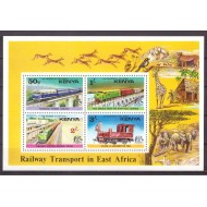 Kenya 1976 - Locomotive, bloc neuzat