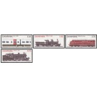 Danemarca 1991 - Locomotive, serie neuzata