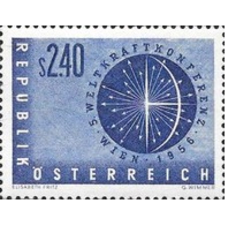 Austria 1956 - World Energy Conference, neuzata Austria 1956 - World Energy Conference, neuzata