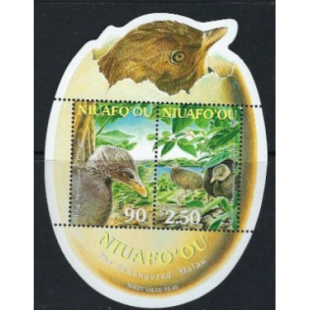 Niuafo'ou(Tonga) 2002 - Pasari, colita neuzata Niuafo'ou(Tonga) 2002 - Pasari, colita neuzata