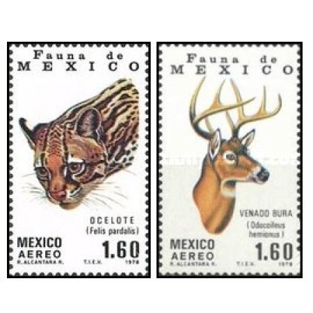 Mexic 1978 - Fauna, animale, serie neuzata Mexic 1978 - Fauna, animale, serie neuzata
