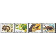 Brazilia 1991 Fauna, serpi, serie neuzata