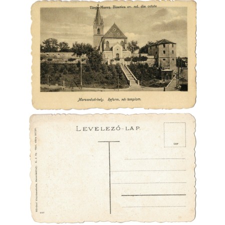 Targu Mures 1917/21 - Biserica din cetate, ilustrata necirculata