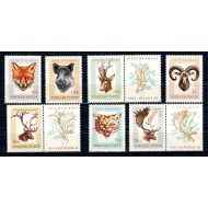 Ungaria 1966 - Trofee de vanatoare, fauna, serie neuzata