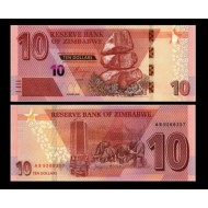 Zimbabwe 2020 - 10 dollars UNC