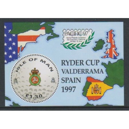 Isle of Man 1997 - Ryder Cup, golf, colita neuzata Isle of Man 1997 - Ryder Cup, golf, colita neuzata