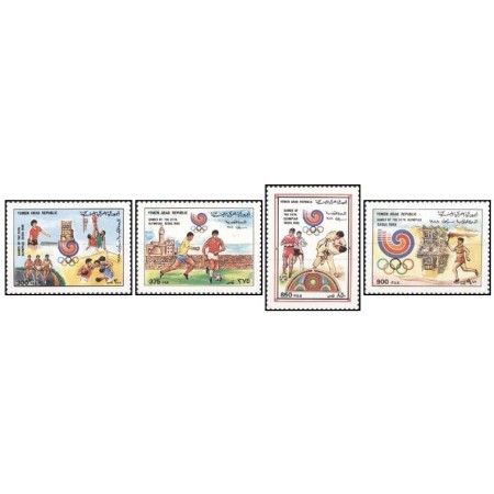 Yemen Nord 1989 - Jocurile Olimpice, serie neuzata Yemen Nord 1989 - Jocurile Olimpice, serie neuzata