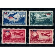 1952 - Posta aeriana, valori mari, supr., serie neuz. cu LP319a