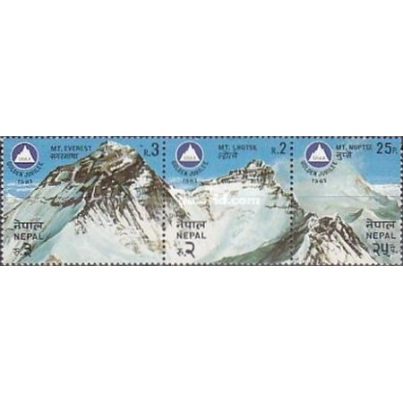 Nepal 1982 - Munti, alpinism, serie neuzata