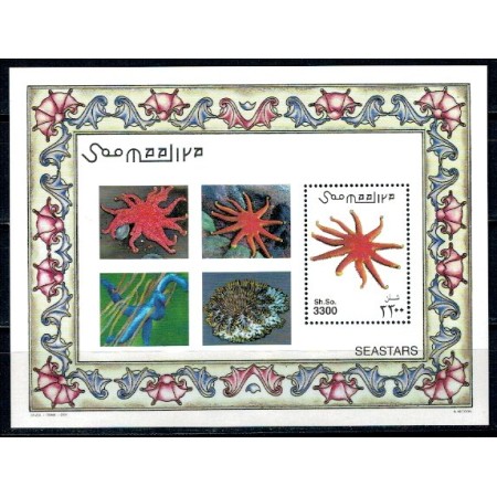 Somalia 2001 - Fauna marina, bloc neuzat Somalia 2001 - Fauna marina, bloc neuzat