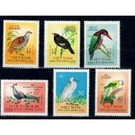 Vietnam Nord 1963 - Pasari, fauna, serie nestampilata