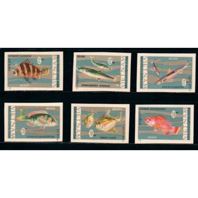 Vietnam 1967 - Pesti, fauna, serie nedantelata nestampilata Vietnam 1967 - Pesti, fauna, serie nedantelata nestampilata