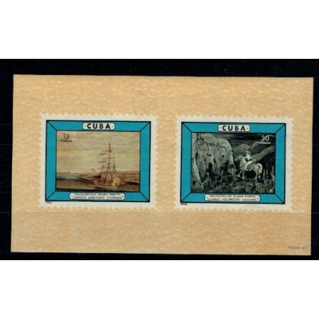 Cuba 1965 - Arta, pictura, muzeul postei, colita neuzata Cuba 1965 - Arta, pictura, muzeul postei, colita neuzata