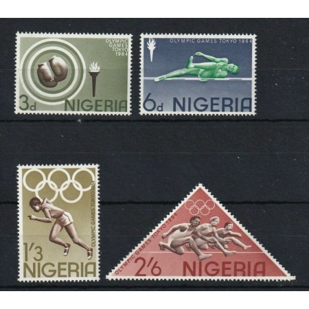 Nigeria 1964 - Jocurile Olimpice, serie neuzata