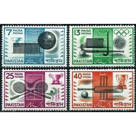 Pakistan 1962 - Sport, serie neuzata Pakistan 1962 - Sport, serie neuzata
