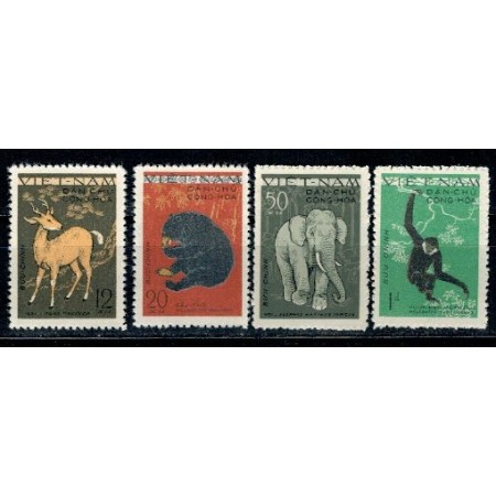 Vietnam Nord 1961 - Fauna, serie neuzata Vietnam Nord 1961 - Fauna, serie neuzata